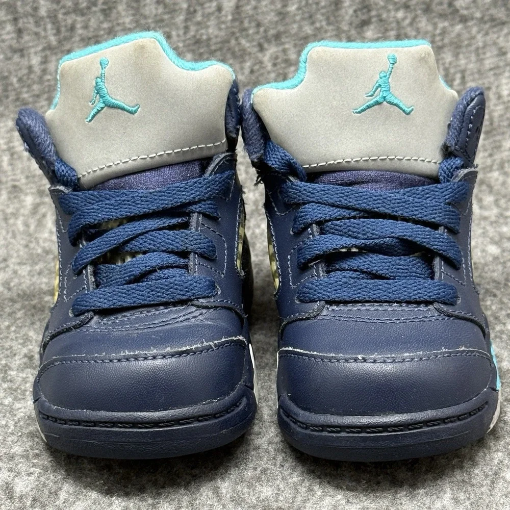 Nike Air Jordan 5 Retro Obsidian Blue 440890-405 Toddler Baby Size 5C